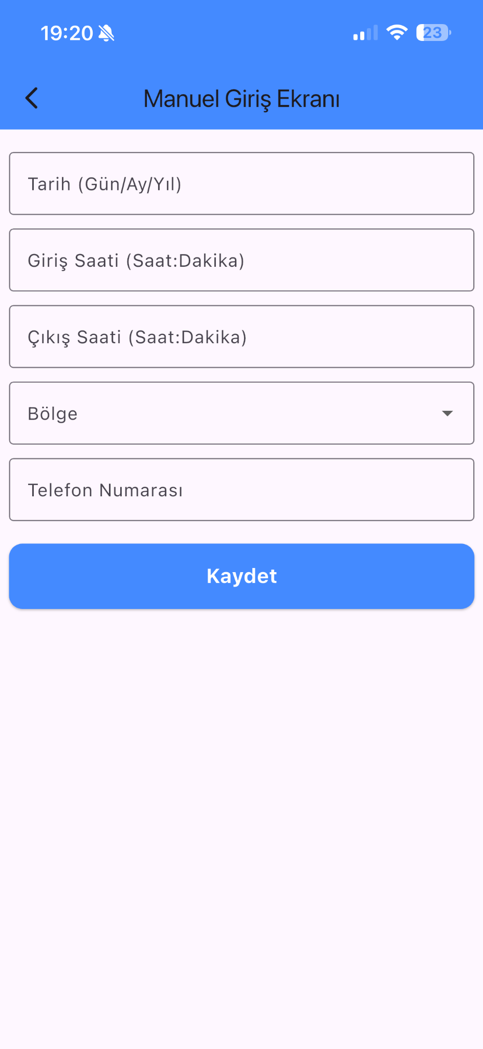 Teknopass PDKS manuele invoer